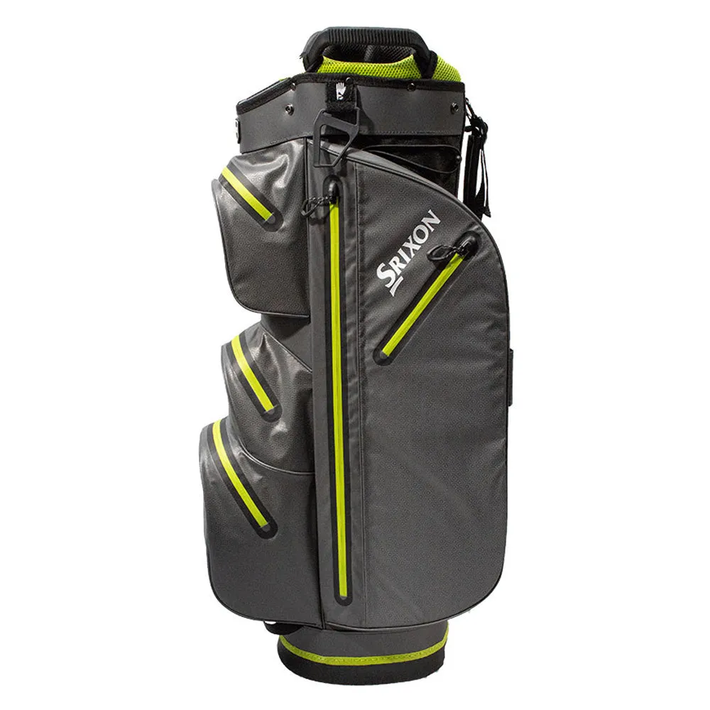 Srixon Ultradry Waterproof Cart Bag - Grey/Lime