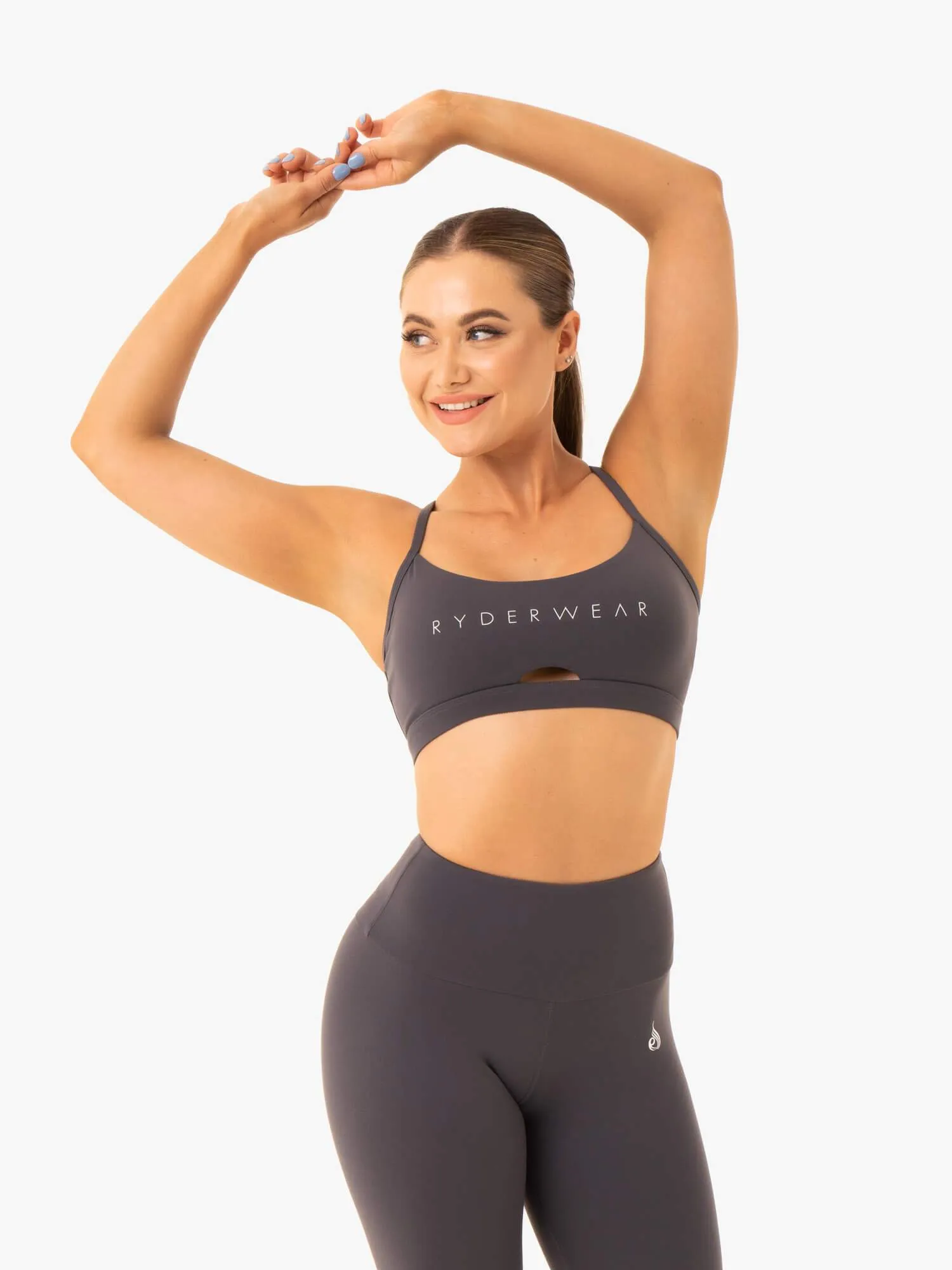 Staples Sports Bra - Charcoal