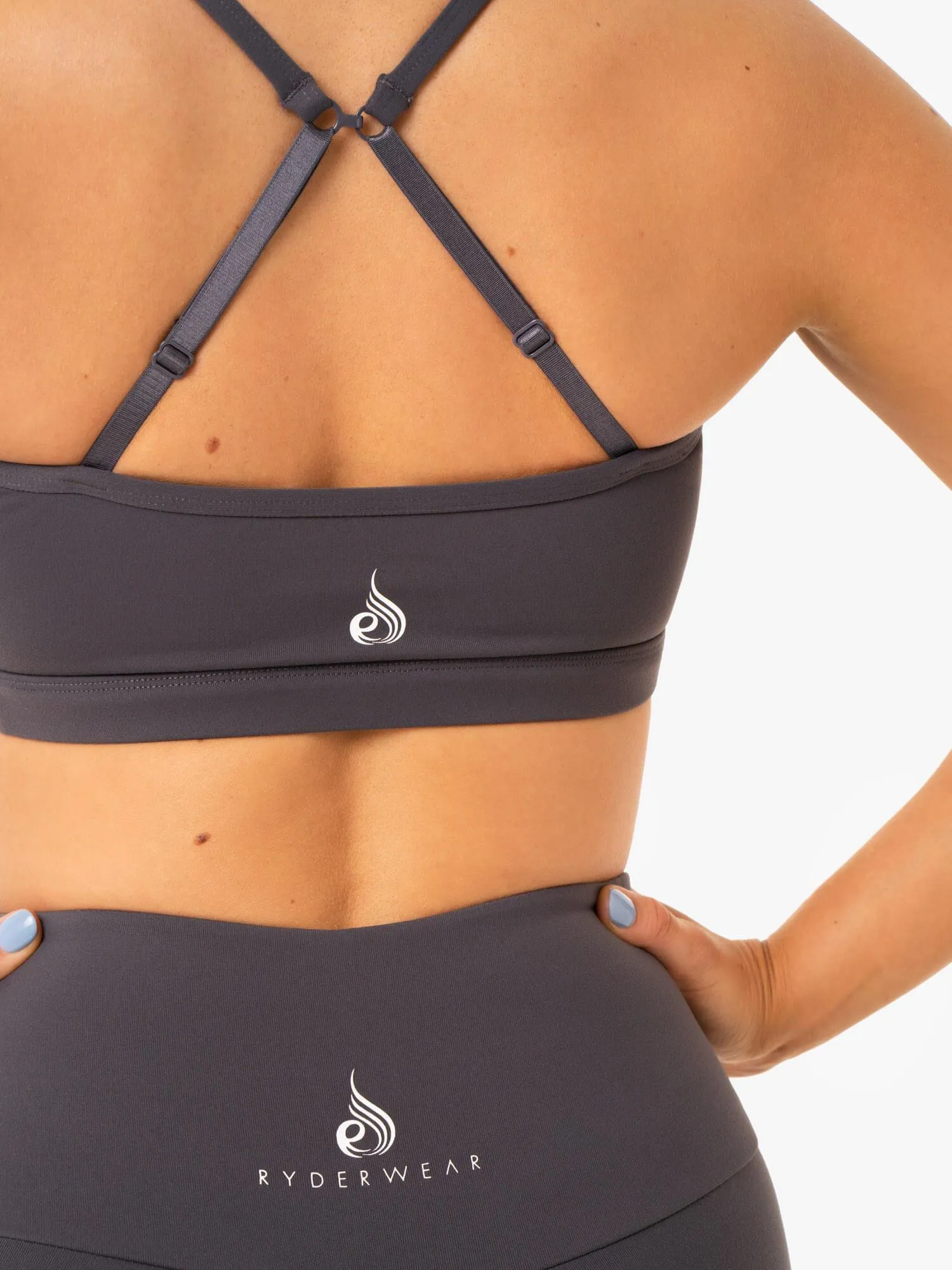 Staples Sports Bra - Charcoal