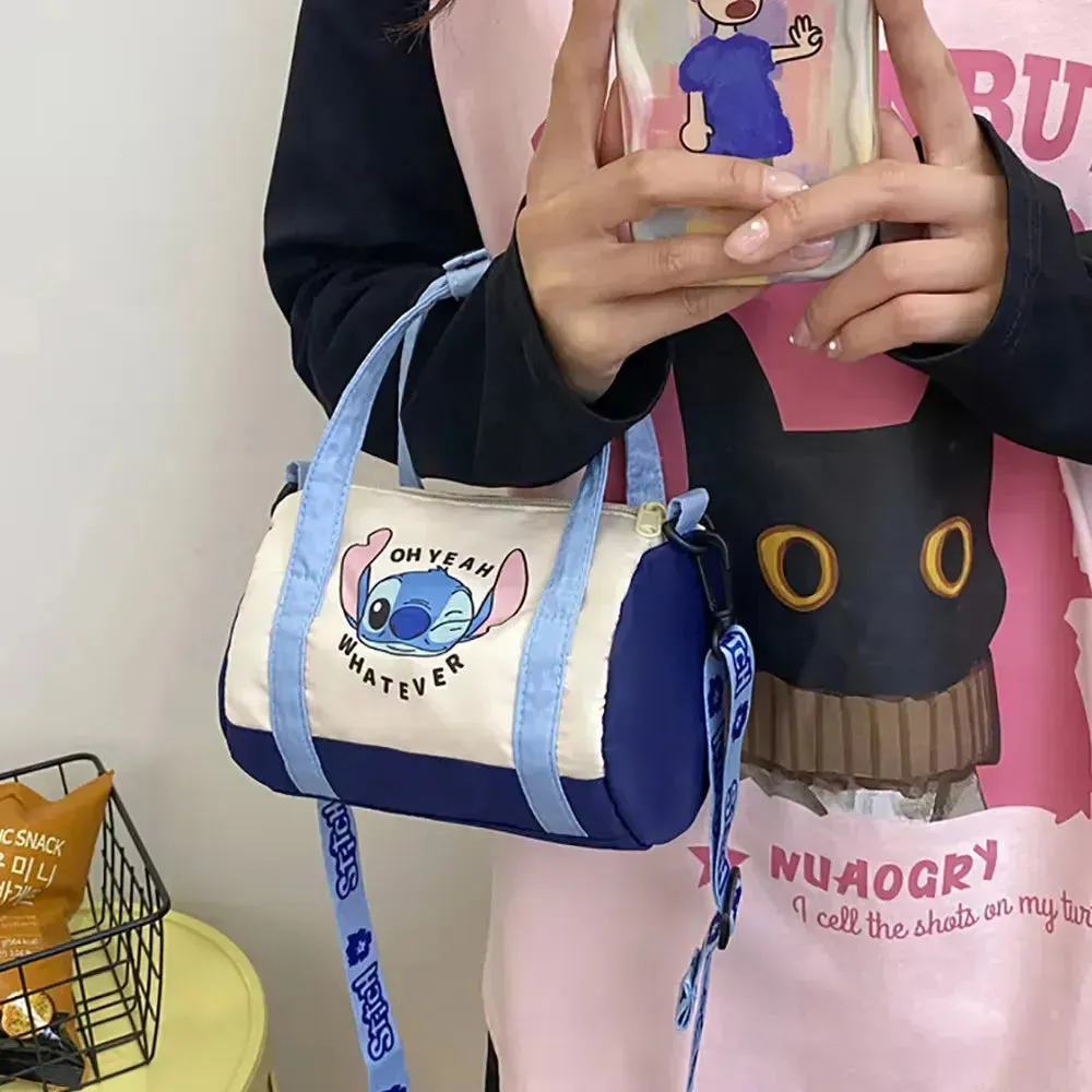 Stitch Canvas Bucket Bag