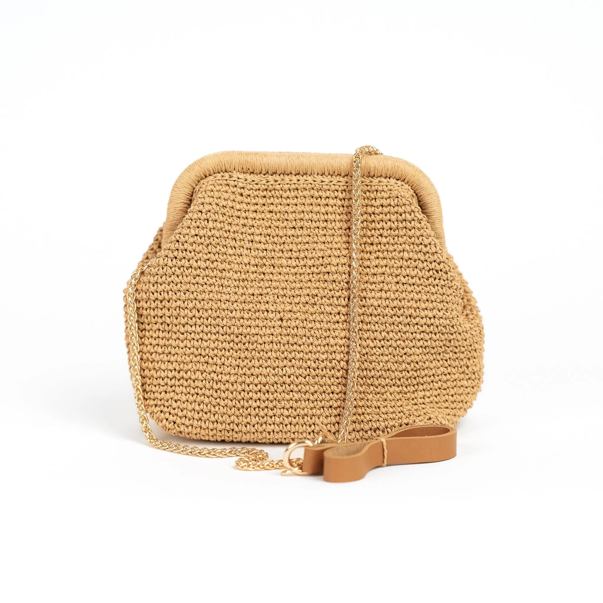 Straw Pouch Bag