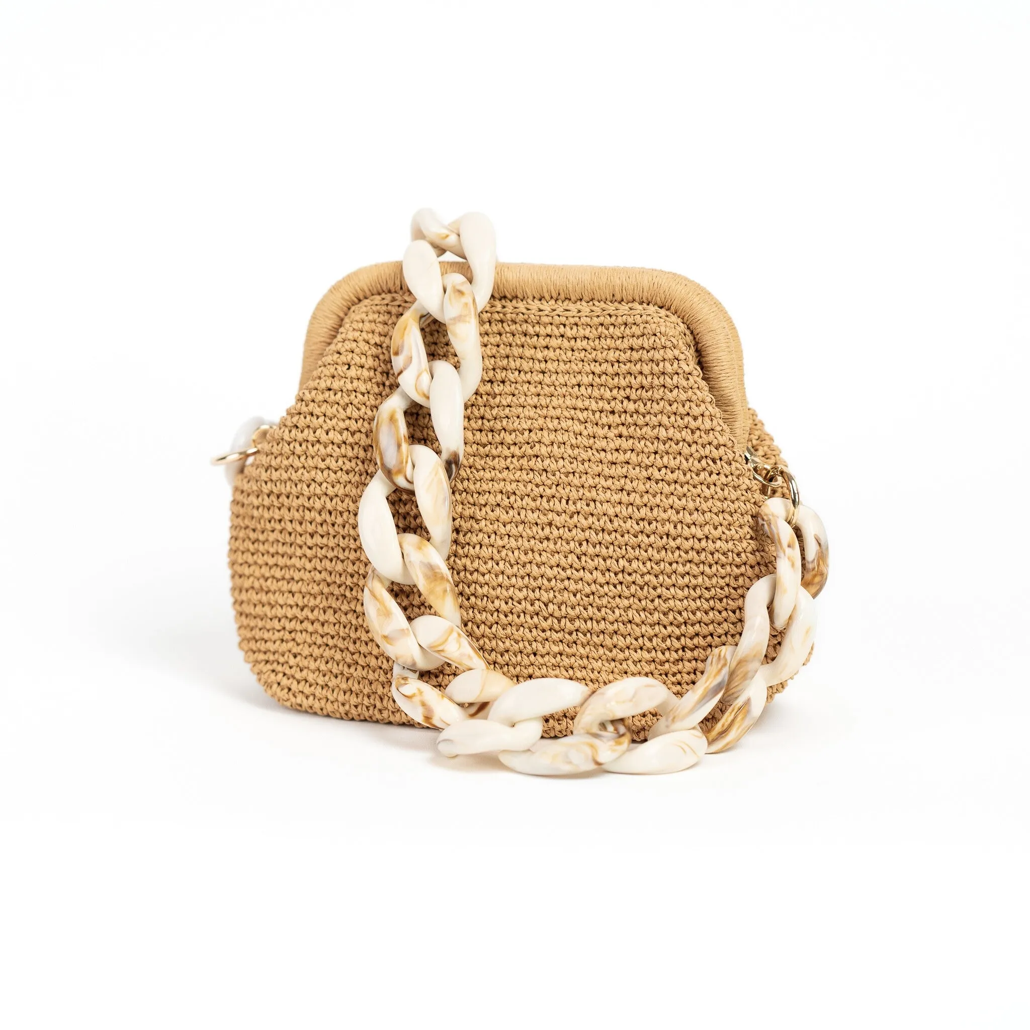 Straw Pouch Bag