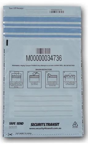 Tamper Evident Bag - Double use