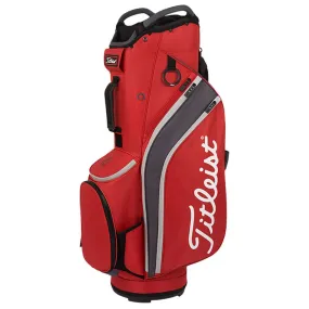 Titleist Cart 14 Lightweight Cart Bag - Dark Red/Graphite/Grey