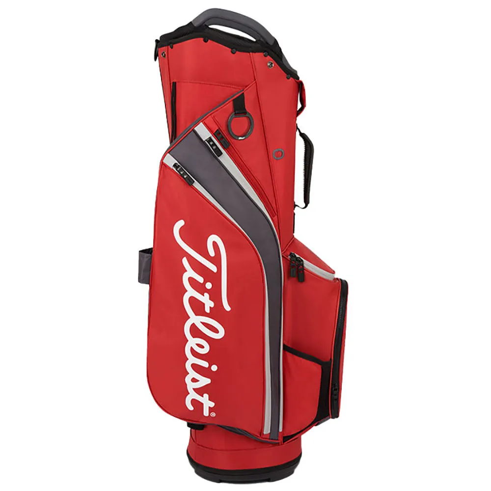 Titleist Cart 14 Lightweight Cart Bag - Dark Red/Graphite/Grey