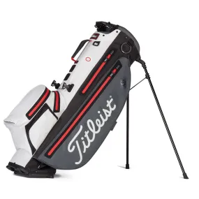 Titleist Player 4 Plus StaDry Stand Bag - Charcoal/White/Red