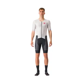 Trisuit Castelli Integral Free Sanremo 2 Short Sleeve Black White