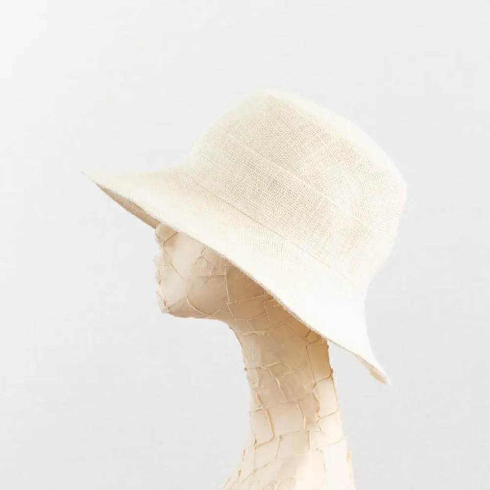 Tsuyumi Jute Mid Brim Bucket Hat