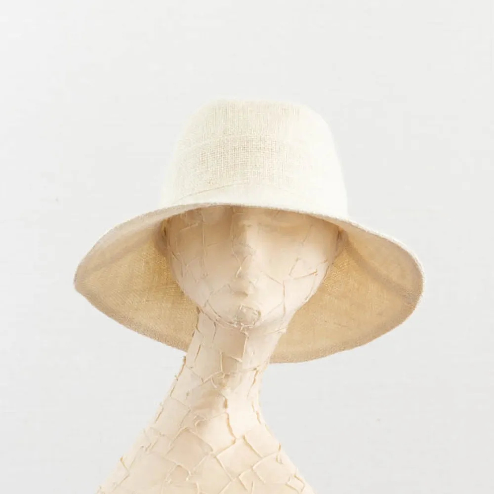 Tsuyumi Jute Mid Brim Bucket Hat