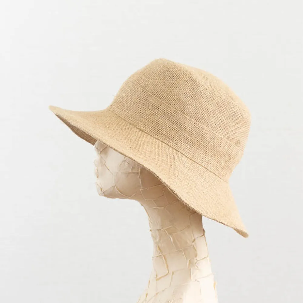 Tsuyumi Jute Mid Brim Bucket Hat