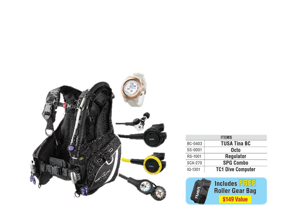 TUSA Tina TC1 Gear Package