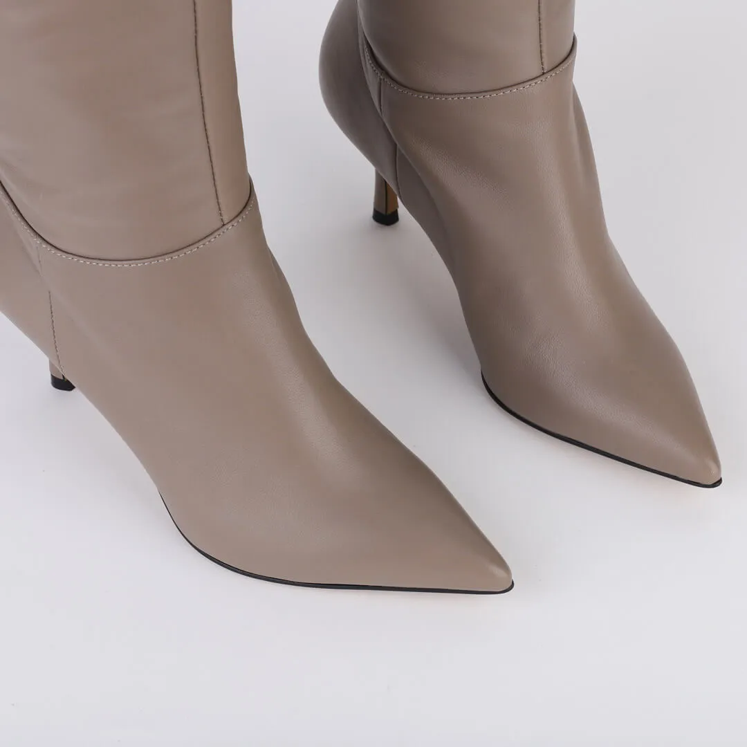 *UK size 2.5 - SIERRA - beige, 7cm heels