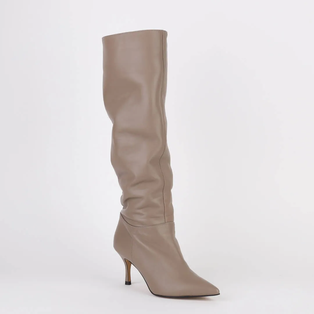 *UK size 2.5 - SIERRA - beige, 7cm heels