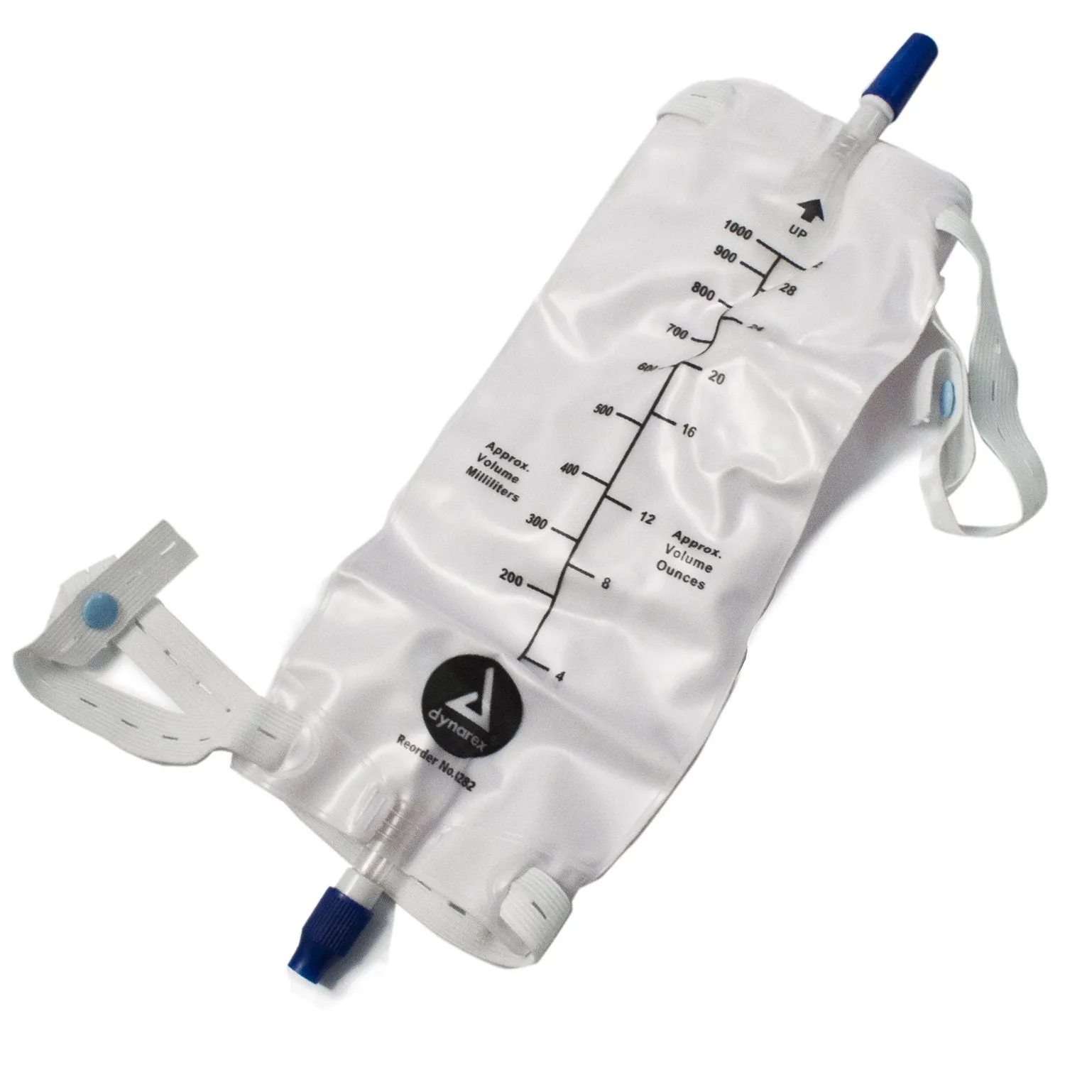 Urinary Leg Bags, Sterile, Large, 1000ml with Valve