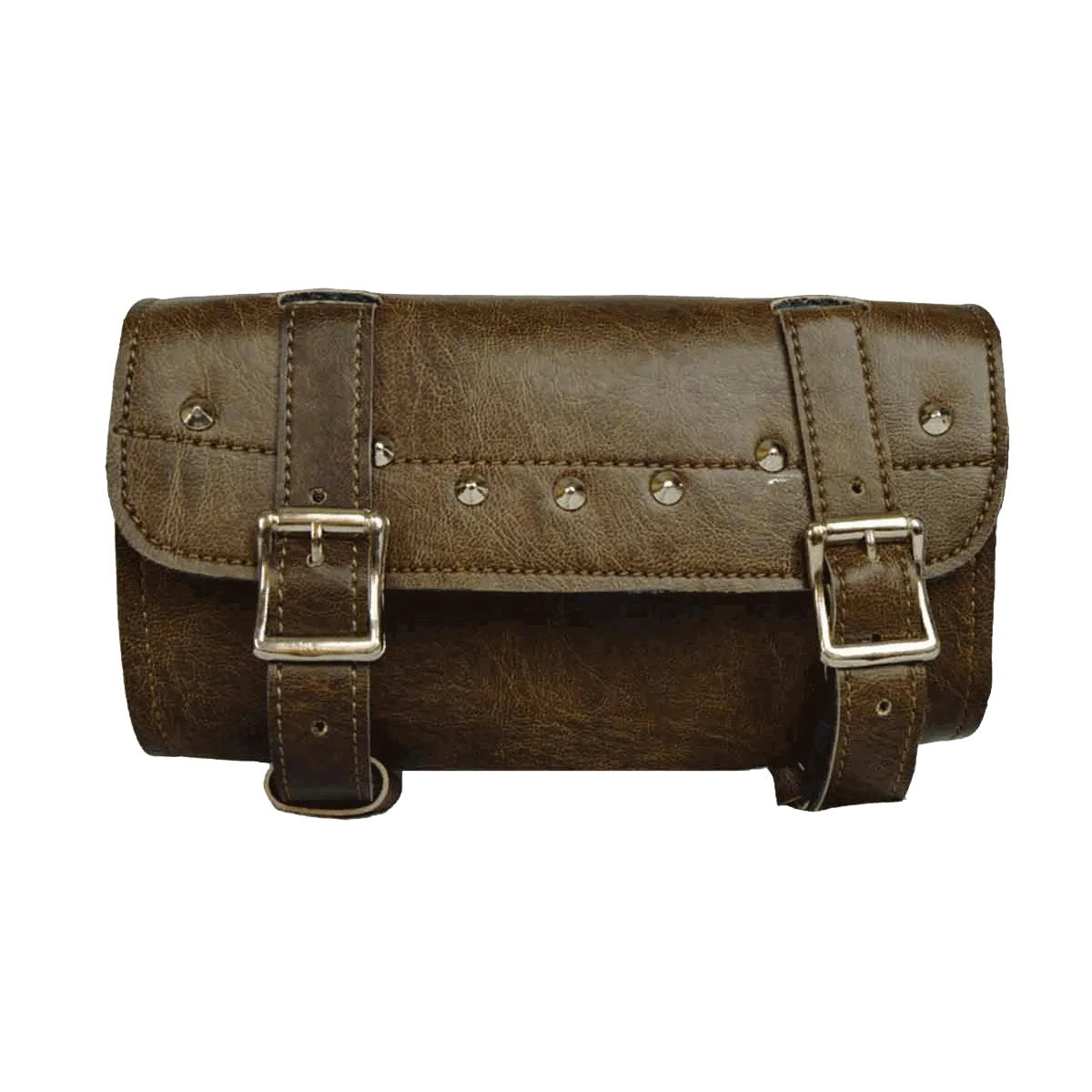 VS112DB Distressed Brown 2 Strap Studded Tool Bag with Quick Releases