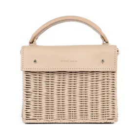 Wicker Wings Kuai Cream Handbag