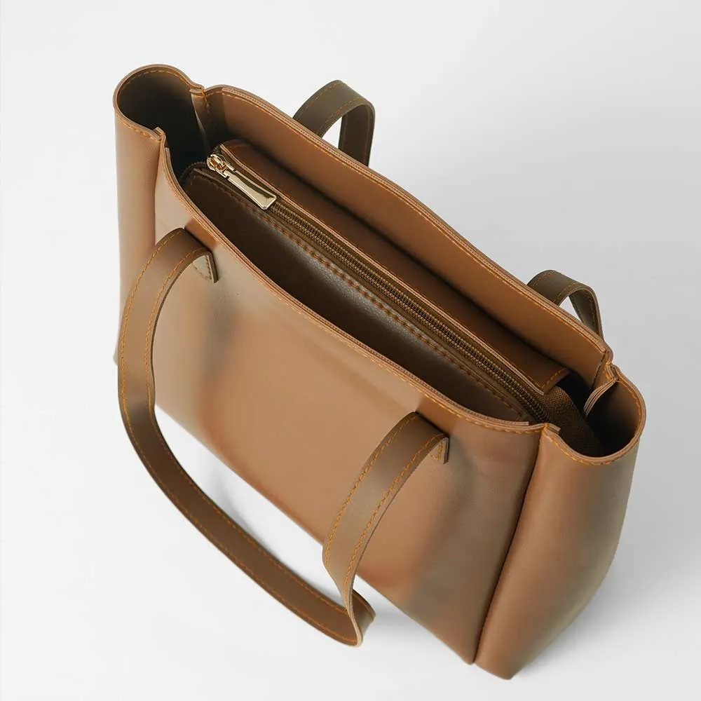 Wide Bag Brown