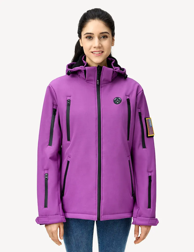 Women's Heated Jacket with 12V QC3.0 Battery