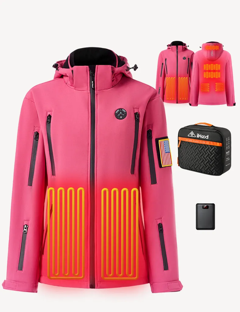 Women's Heated Jacket with 12V QC3.0 Battery