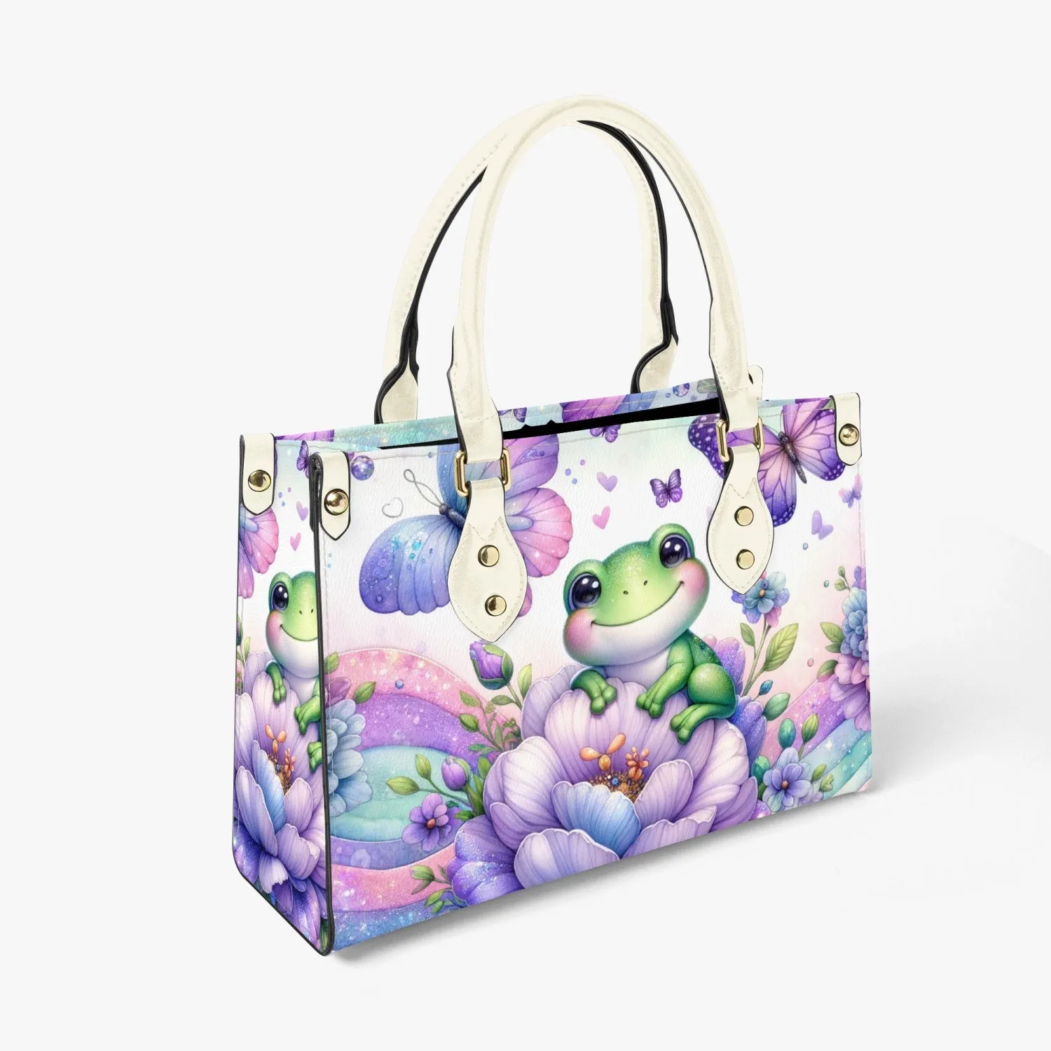 Women's Tote Bag - Long Strap - Frog