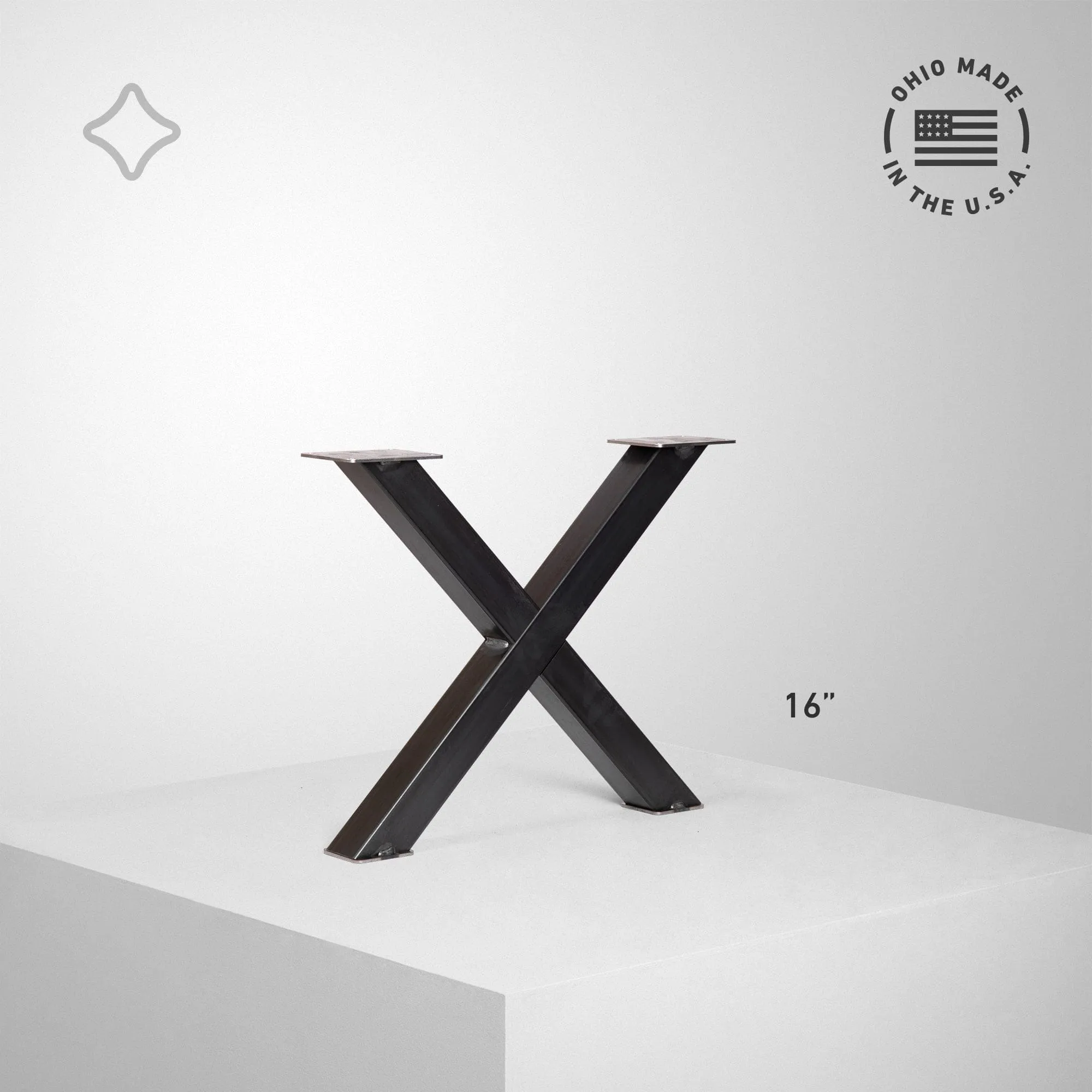 X Metal Table Leg